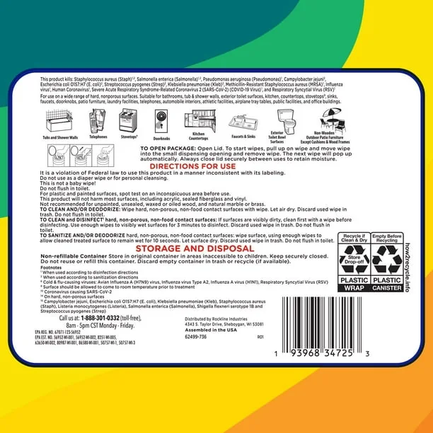 Member’s Mark Disinfecting Wipes thumbnail 6