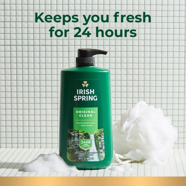 Irish Spring Original Clean Body Wash thumbnail 2