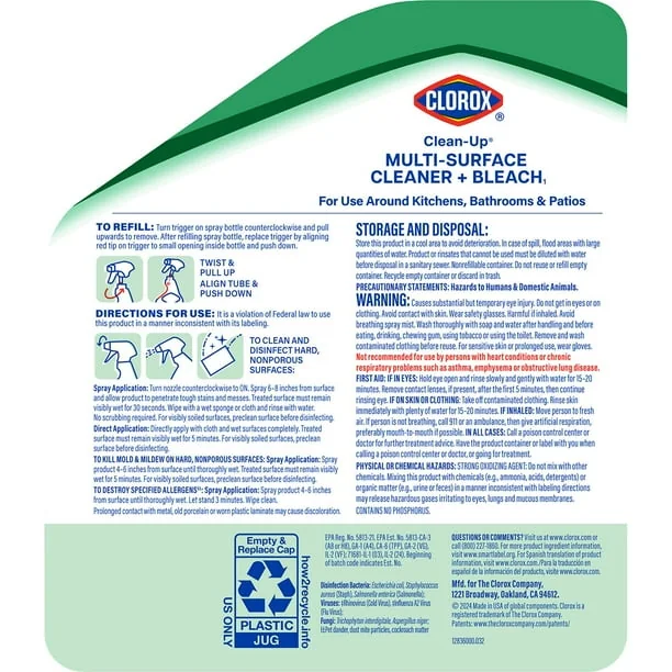Clorox Clean-Up Cleaner + Bleach thumbnail 11