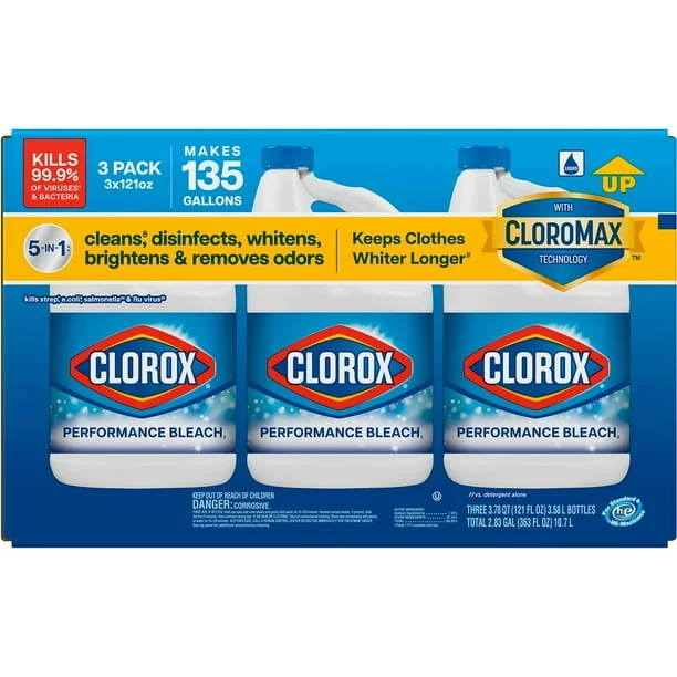 Clorox Performance Bleach 3-Pack