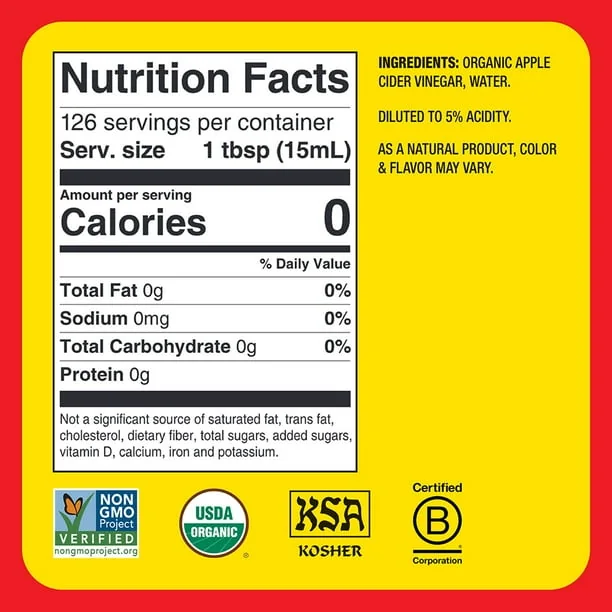 Bragg Organic Apple Cider Vinegar thumbnail 3
