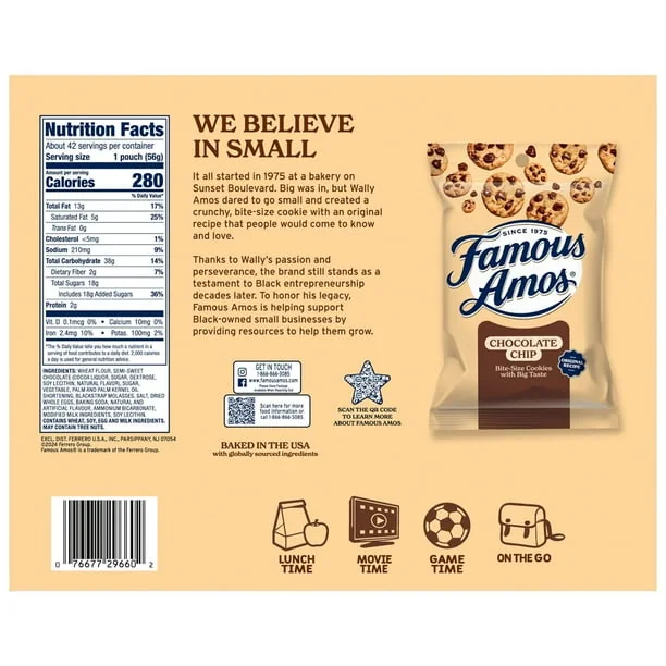 Famous Amos Chocolate Chip Cookies thumbnail 5