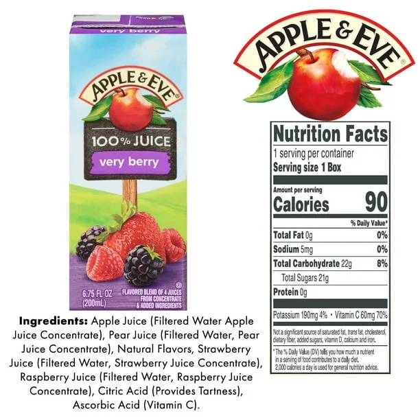 Apple & Eve 100% Juice Variety Pack thumbnail 3