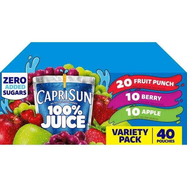 Capri Sun 100% Juice Variety Pack