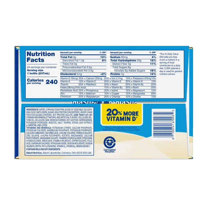 PediaSure Grow & Gain Vanilla Shake thumbnail 3
